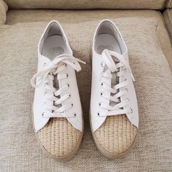 Vince Camuto Calitrie Platform Jute-Toe Sneakers Sz 8 - Picture 9 of 16